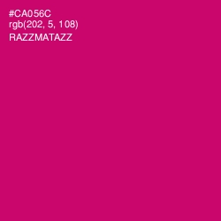 #CA056C - Razzmatazz Color Image