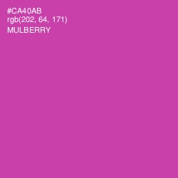 #CA40AB - Mulberry Color Image