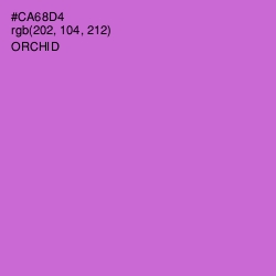#CA68D4 - Orchid Color Image