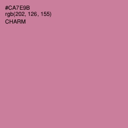 #CA7E9B - Charm Color Image