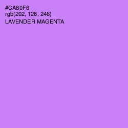 #CA80F6 - Lavender Magenta Color Image