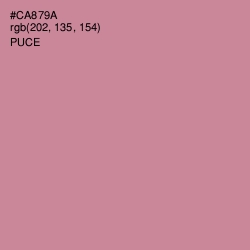 #CA879A - Puce Color Image
