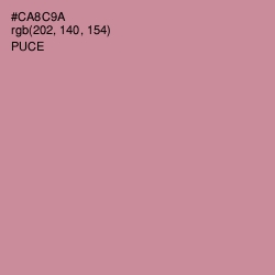 #CA8C9A - Puce Color Image
