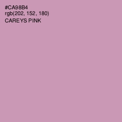 #CA98B4 - Careys Pink Color Image