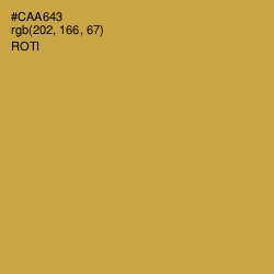 #CAA643 - Roti Color Image
