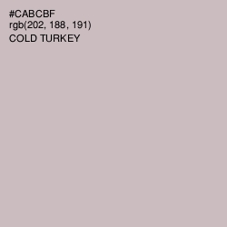 #CABCBF - Cold Turkey Color Image