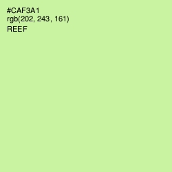 #CAF3A1 - Reef Color Image
