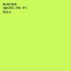 #CAF95B - Sulu Color Image