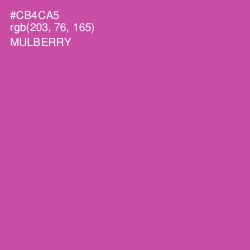 #CB4CA5 - Mulberry Color Image