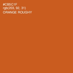 #CB5C1F - Orange Roughy Color Image