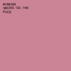 #CB8495 - Puce Color Image