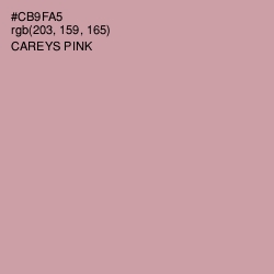 #CB9FA5 - Careys Pink Color Image