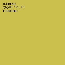 #CBBF4D - Turmeric Color Image