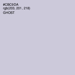 #CBC9DA - Ghost Color Image