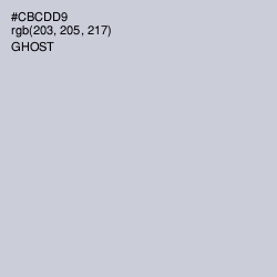 #CBCDD9 - Ghost Color Image
