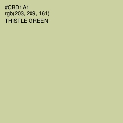 #CBD1A1 - Thistle Green Color Image