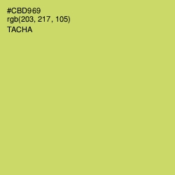 #CBD969 - Tacha Color Image