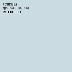 #CBDBE2 - Botticelli Color Image
