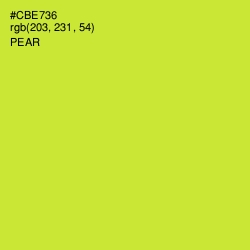 #CBE736 - Pear Color Image