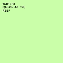 #CBFEA8 - Reef Color Image