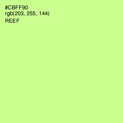 #CBFF90 - Reef Color Image