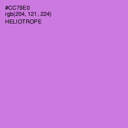 #CC79E0 - Heliotrope Color Image