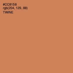 #CC8158 - Twine Color Image