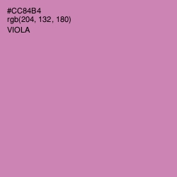 #CC84B4 - Viola Color Image
