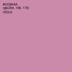 #CC8AAA - Viola Color Image