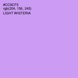 #CC9CF5 - Light Wisteria Color Image