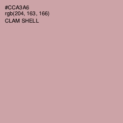 #CCA3A6 - Clam Shell Color Image