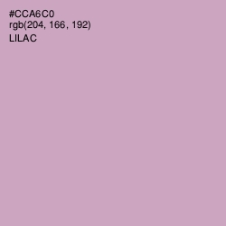 #CCA6C0 - Lilac Color Image