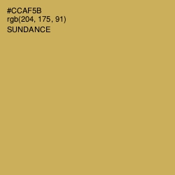 #CCAF5B - Sundance Color Image