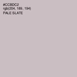 #CCBDC2 - Pale Slate Color Image