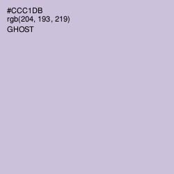 #CCC1DB - Ghost Color Image