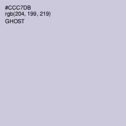 #CCC7DB - Ghost Color Image