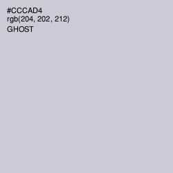 #CCCAD4 - Ghost Color Image