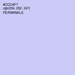 #CCCAF7 - Periwinkle Color Image
