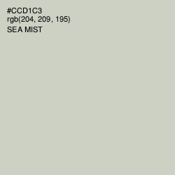 #CCD1C3 - Sea Mist Color Image