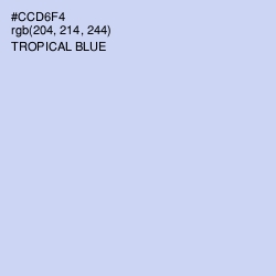 #CCD6F4 - Tropical Blue Color Image