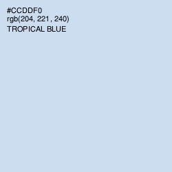 #CCDDF0 - Tropical Blue Color Image