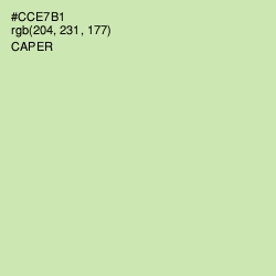 #CCE7B1 - Caper Color Image