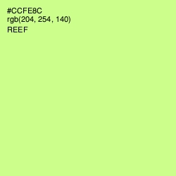 #CCFE8C - Reef Color Image