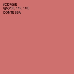 #CD706E - Contessa Color Image