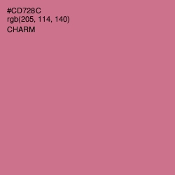 #CD728C - Charm Color Image