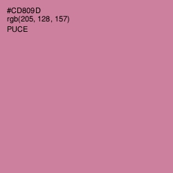 #CD809D - Puce Color Image