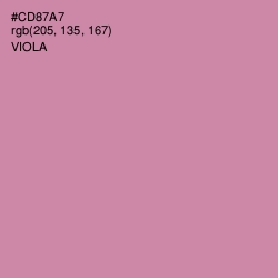 #CD87A7 - Viola Color Image