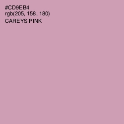 #CD9EB4 - Careys Pink Color Image