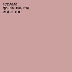 #CDA0A0 - Bison Hide Color Image