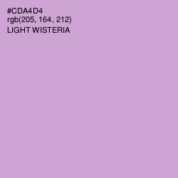 #CDA4D4 - Light Wisteria Color Image